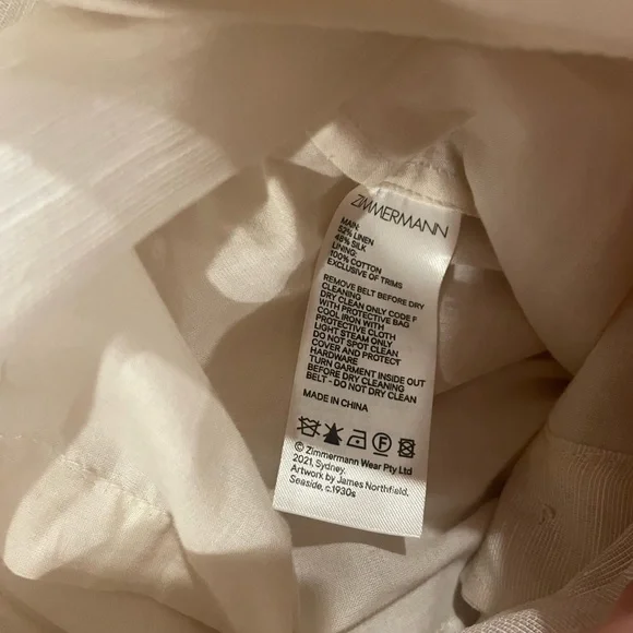 Zimmerman pantsuit size 3 postcard collection. New $1350 sell $1100 exquisite - Picture 10 of 16